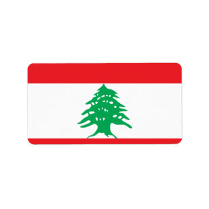 Étiquette Drapeau libanais