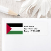 Étiquette Drapeau palestinien (En situation)