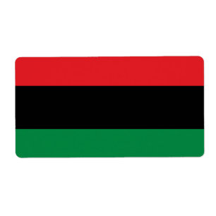 Étiquette Drapeau panafricain UNIA