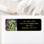 Étiquette Dread Cthulhu Return Address Label (En situation)