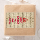 Étiquette Drôle Bouddha disant (En situation)