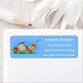 Étiquette Drôle de dessin animé de fourmis (En situation)