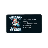 Étiquette Drôle Noël bébé Faire-part de grossesse (Devant)