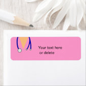 Étiquette Drôle Scrubs Infirmières Conception Whimsical (En situation)