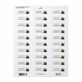 Étiquette Drôle Sloth et Llama American Gothwork (Feuille entière)