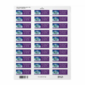 Étiquette du Cabine de journal (Feuille entière)