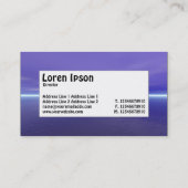 Étiquette du centre - Aube violette (Dos)