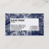 Étiquette du centre - Automne bleue (Dos)