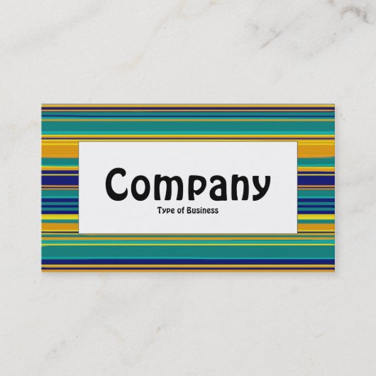 Étiquette du centre - Bandes colorées (Devant)