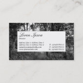 Étiquette du centre - Chemin dans les bois (Dos)