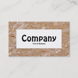 Étiquette du centre - Chipboard