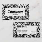 Étiquette du centre - Curcuits Aliens II - Noir (Devant / Derrière)