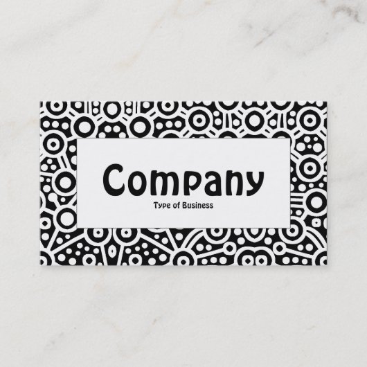 Étiquette du centre - Curcuits Aliens II - Noir (Devant)