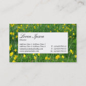 Étiquette du centre - Daffodils/Narcissus (Dos)