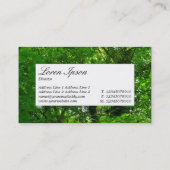 Étiquette du centre - Dans les arbres III (Dos)