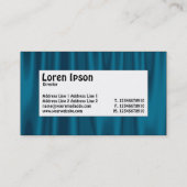 Étiquette du centre - Draperie 01 (Dos)