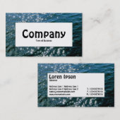 Étiquette du centre - Eau pétillante (Devant / Derrière)