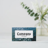 Étiquette du centre - Eau pétillante (Debout devant)