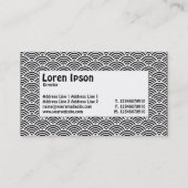 Étiquette du centre - Échelle de poisson - blanc e (Dos)