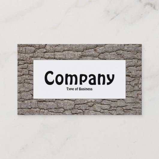 Étiquette du centre - écorce 01 (Devant)