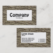 Étiquette du centre - écorce 02 (Devant / Derrière)