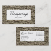 Étiquette du centre - écorce 02 (Devant / Derrière)