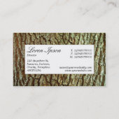 Étiquette du centre - écorce 03 (Dos)