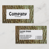 Étiquette du centre - écorce 03 (Devant / Derrière)