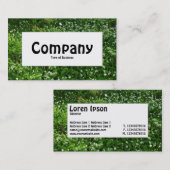 Étiquette du centre - Fleurs de bois (Devant / Derrière)