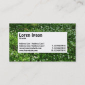 Étiquette du centre - Fleurs de bois (Dos)