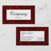 Étiquette du centre - Red Streaks Abstrait (Devant / Derrière)