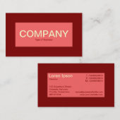 Étiquette du centre - rose tropicale avec rouge fo (Devant / Derrière)