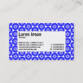 Étiquette du centre - Roue étoile - Bleu (Dos)