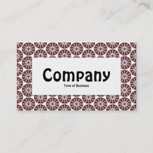 Étiquette du centre - Roue étoile - Brown