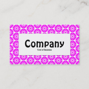 Étiquette du centre - Roue étoile - Magenta