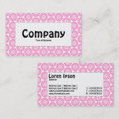 Étiquette du centre - Roue étoile - Rose (Devant / Derrière)