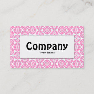 Étiquette du centre - Roue étoile - Rose