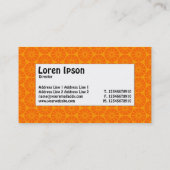 Étiquette du centre - Roue étoile - Tons d'orange (Dos)