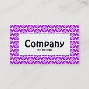 Étiquette du centre - Roue étoile - violet