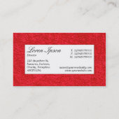 Étiquette du centre - Tapis 01 (Dos)