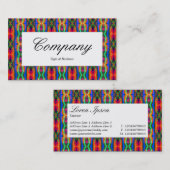 Étiquette du centre - Tartan intergalactique (Devant / Derrière)