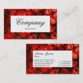 Étiquette du centre - Tulipes rouges (Devant / Derrière)