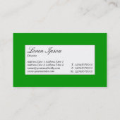 Étiquette du centre - Vert (009900) (Dos)
