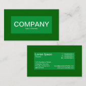 Étiquette du centre - Vert herbe avec vert 006600 (Devant / Derrière)