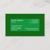 Étiquette du centre - Vert herbe avec vert 006600 (Dos)