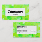 Étiquette du centre - Vert peint (Devant / Derrière)