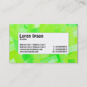 Étiquette du centre - Vert peint (Dos)