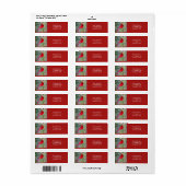 Étiquette du contraste cardinal (Feuille entière)