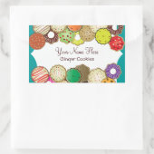 Étiquette du Cookie Exchange Party (Sac)