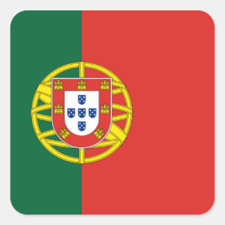Étiquette du drapeau portugais